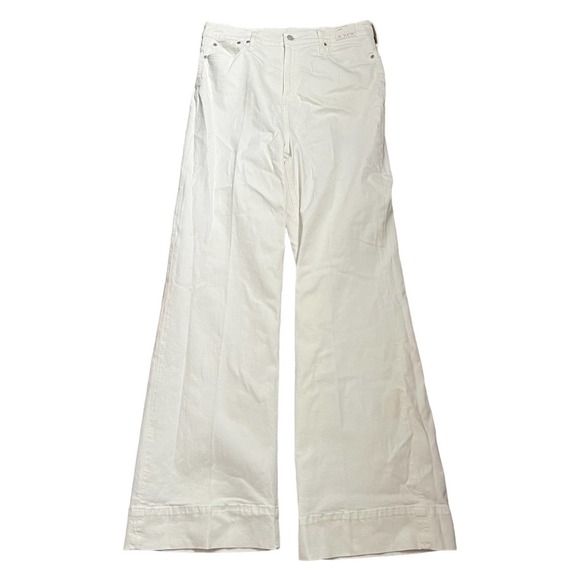 J. Crew Tall Wide Leg Trouser 31T Women’s White NWT BM813 - Picture 2 of 5